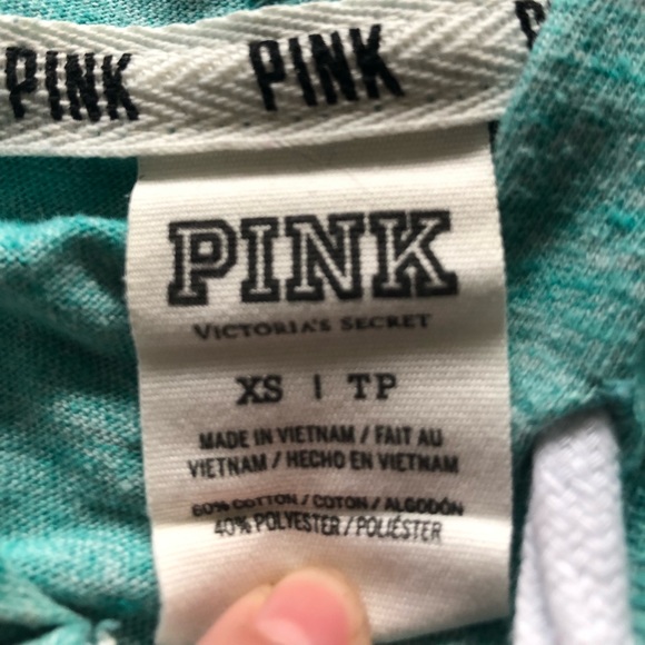 PINK full zip hoodie. Size XS. - Picture 5 of 6